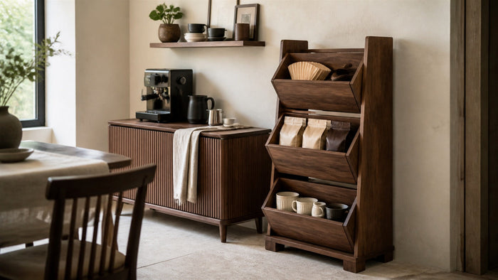 2, 3 or 4 Tiers? Choosing a Fixed-Foot Tilting-Bin Coffee Organizer