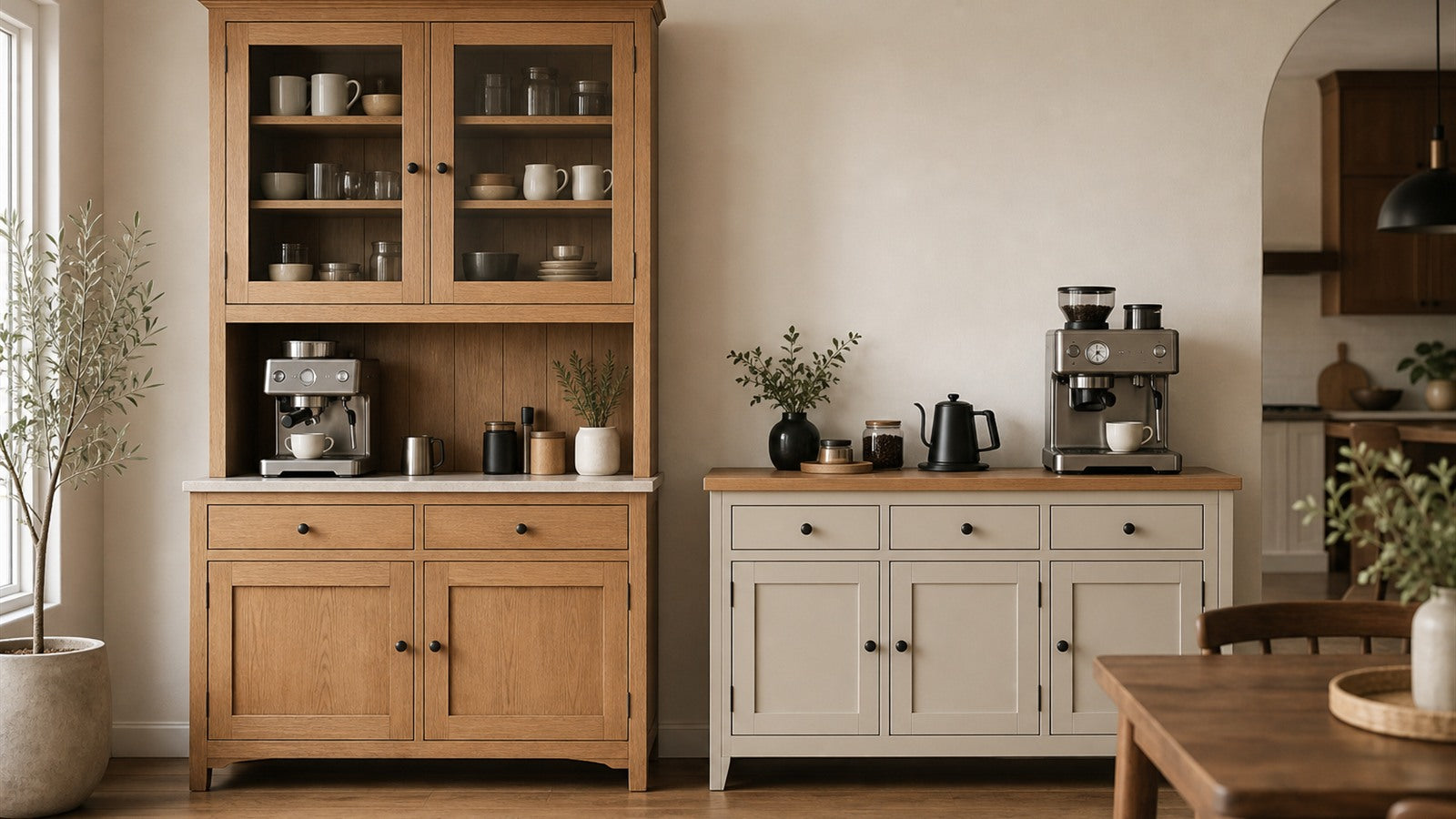 Coffee Hutch vs. Coffee Bar Cabinet: What Is the Difference?