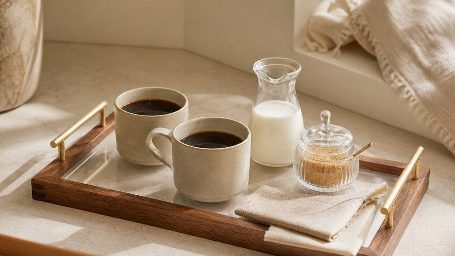 Coffee Serving Tray Size Guide: 35 × 15 vs. 40 × 20 cm
