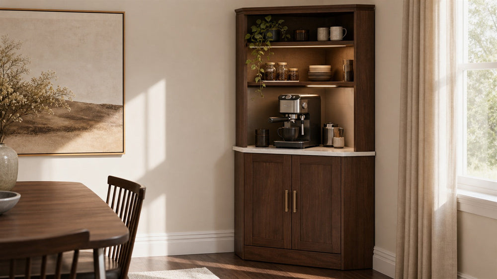 Corner Coffee Bar Cabinet Buying Guide: What to Measure Before You Buy