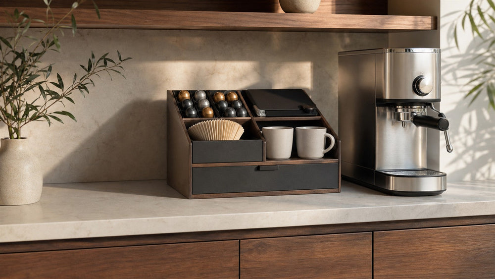 Countertop Coffee Organizers: What Size and Layout Do You Need?