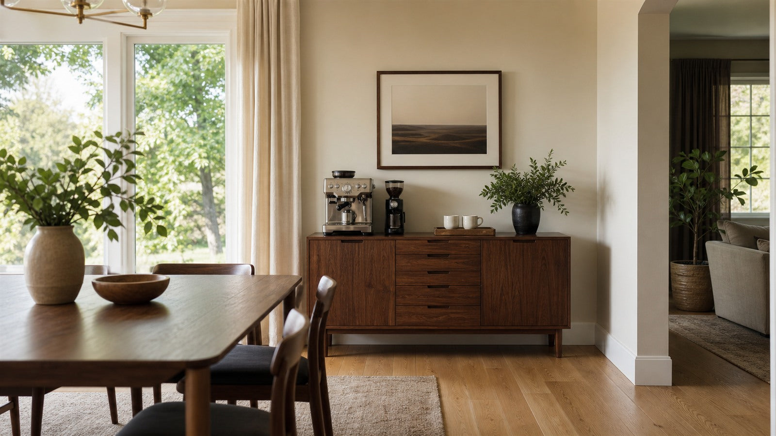 Coffee Bar Cabinet Ideas for Dining Rooms