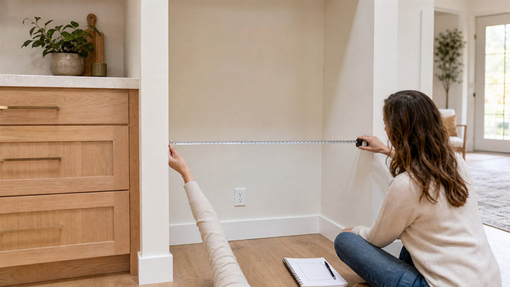 How to Measure for a Coffee Bar Cabinet Before Ordering