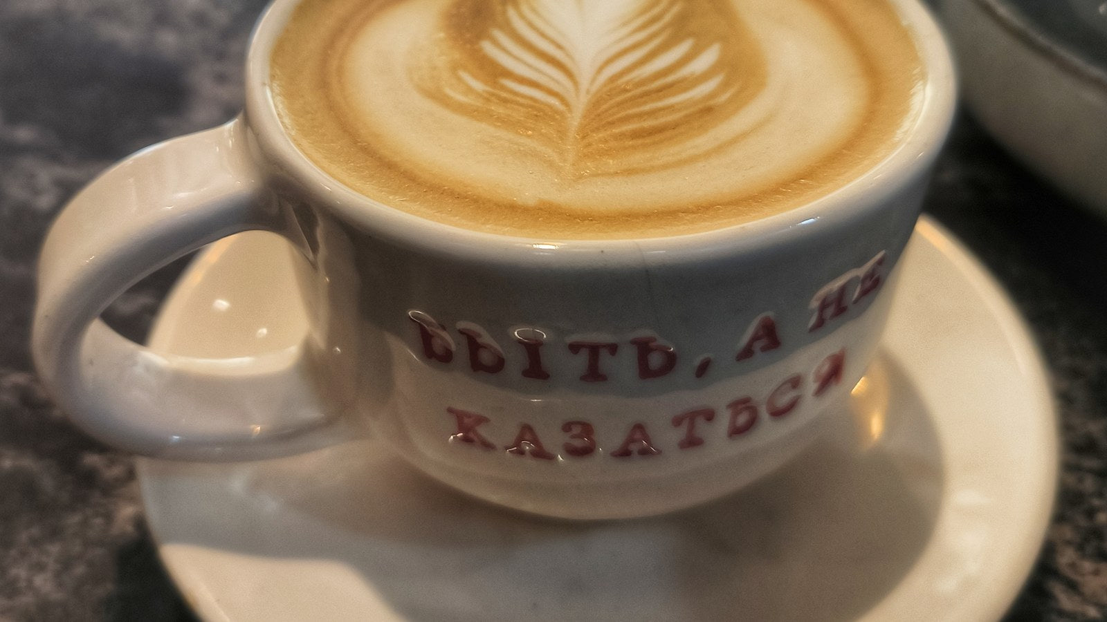 Flat white with fine microfoam introducing a comparison of espresso-and-milk drinks
