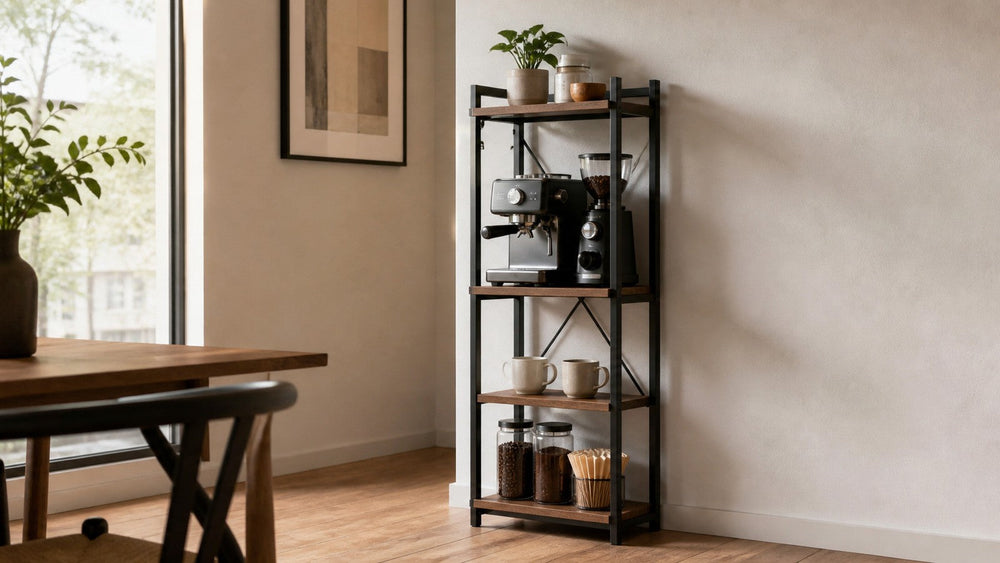 31 cm Deep Coffee Bar Organizer: Choose 40, 70 or 100 cm Width