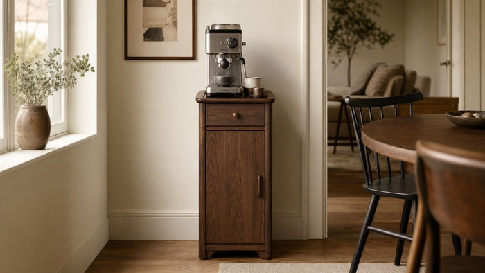 Small Coffee Bar Cabinet Buying Guide: Size, Storage and Clearance