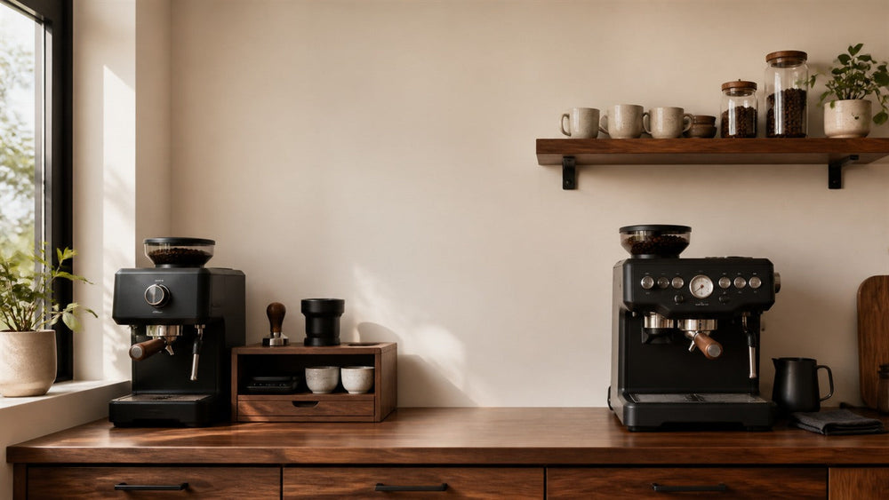 Countertop Organizer vs. Wall Shelf for an Espresso Station