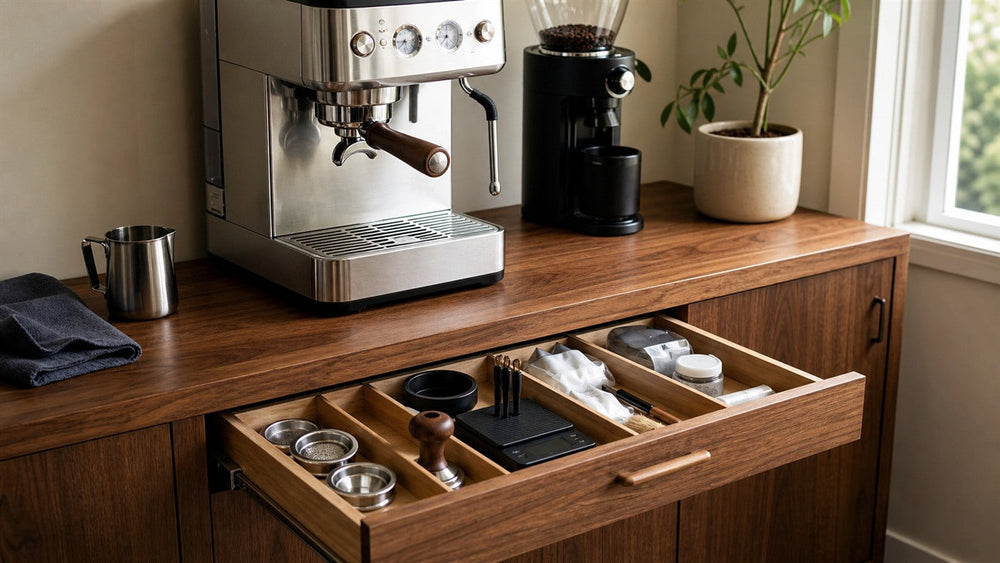 Espresso Station Drawer Organization: What Goes in Each Compartment?