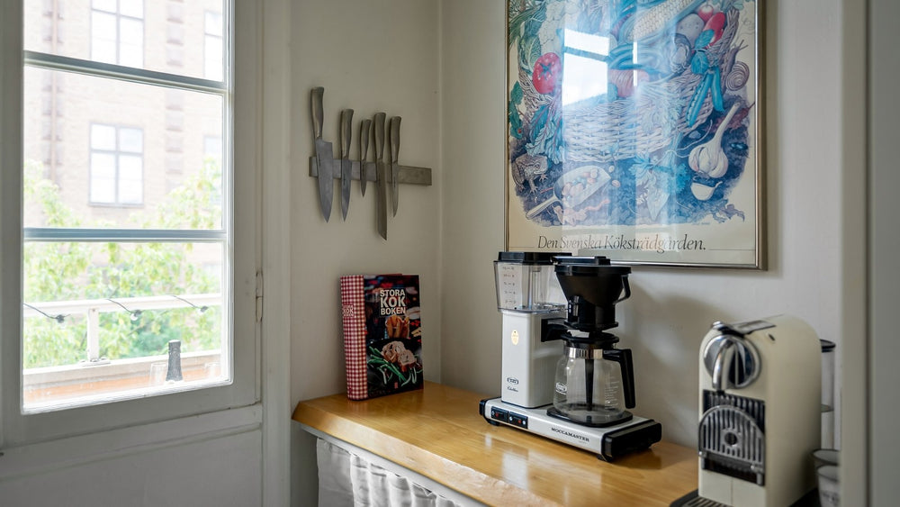 How to Protect a Coffee Bar Cabinet Top From Water, Heat and Coffee Stains