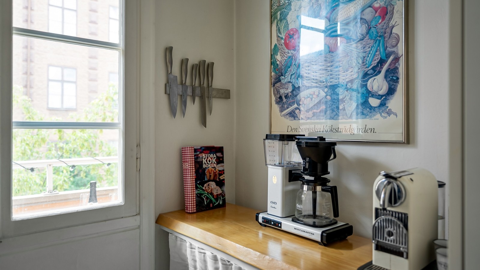 How to Protect a Coffee Bar Cabinet Top From Water, Heat and Coffee Stains