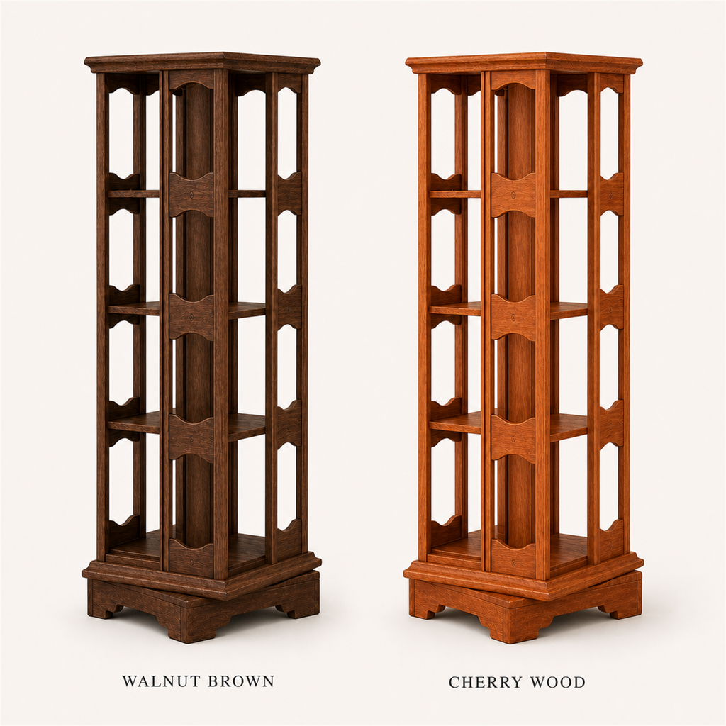 Walnut Brown and Cherry Wood finish comparison