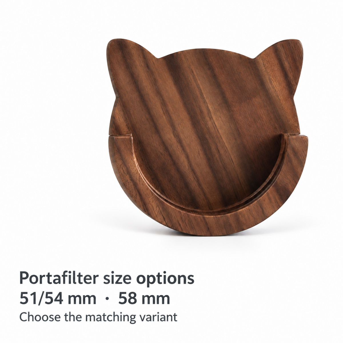 Portafilter holder compatibility options: 51/54 mm and 58 mm