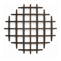 100 × 100 cm Dark Burnt multi-grid solid paulownia wall coffee display shelf on pure white