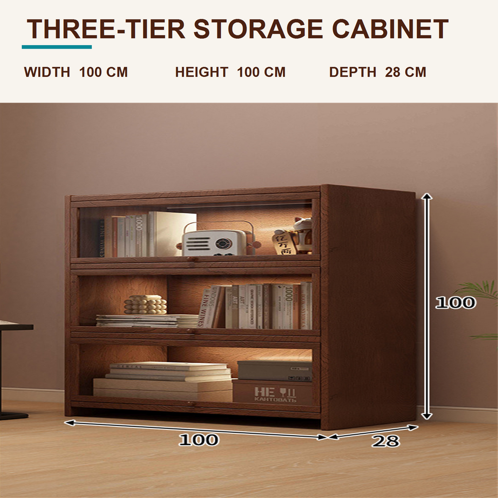 100 cm cabinet dimensions: 100 cm wide, 100 cm high and 28 cm deep