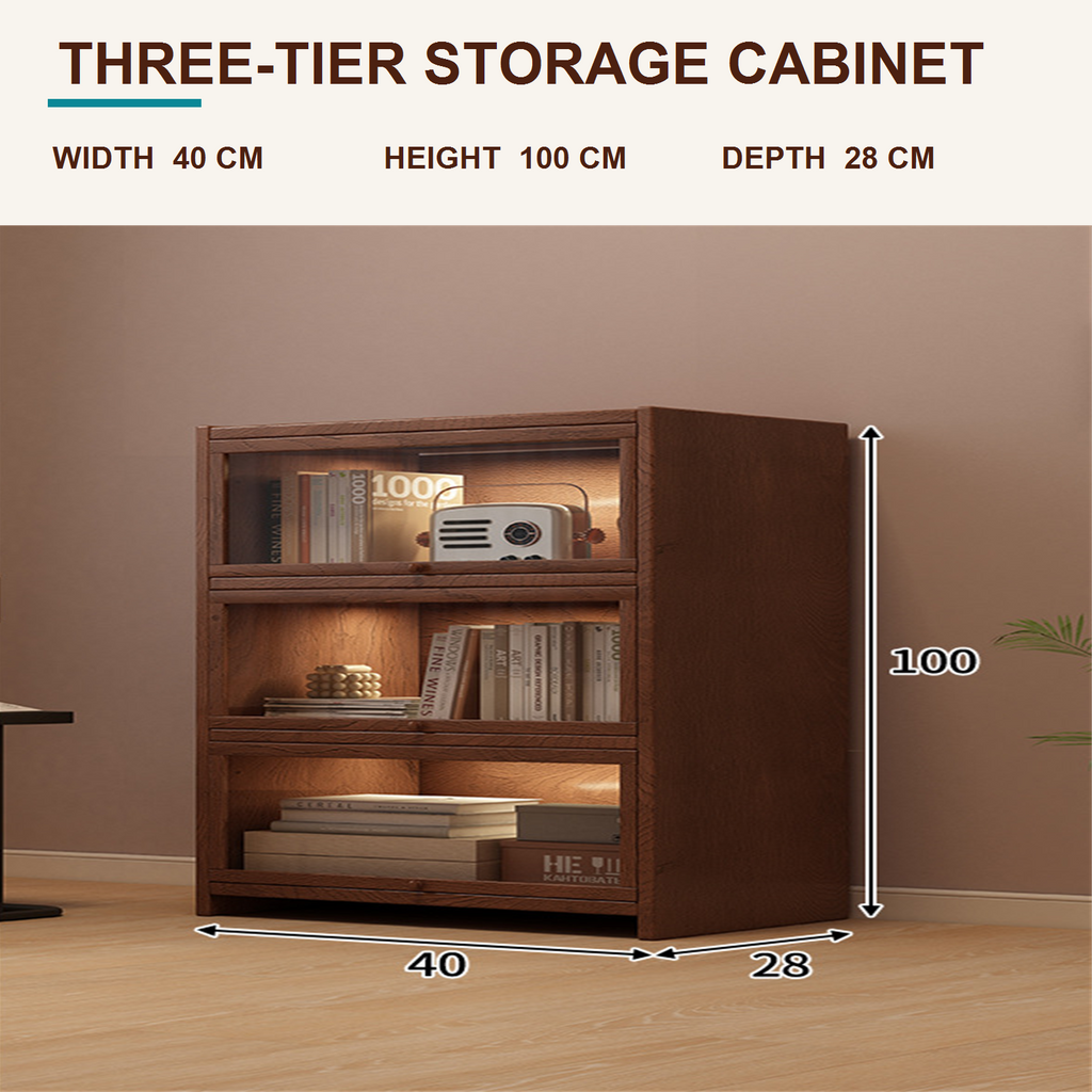 40 cm cabinet dimensions: 40 cm wide, 100 cm high and 28 cm deep