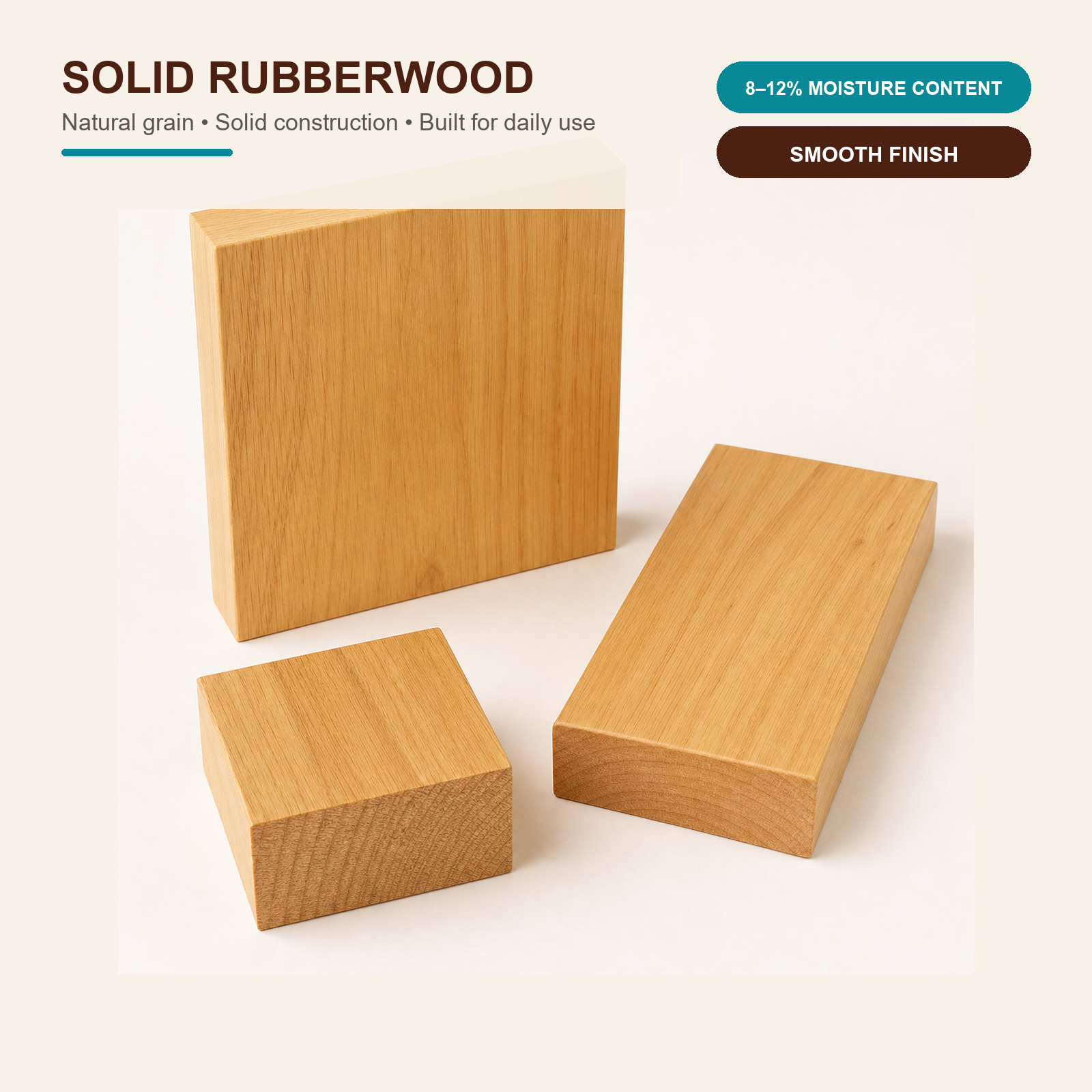 Adjustable Solid Rubberwood Countertop & Wall Coffee Organizer