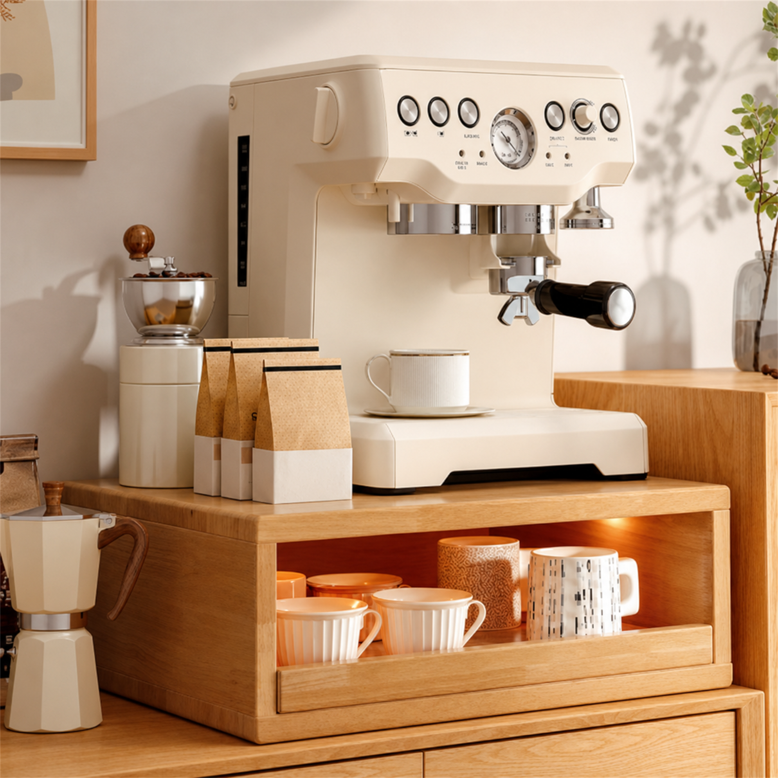 BARISTANEST coffee machine stand lifestyle display