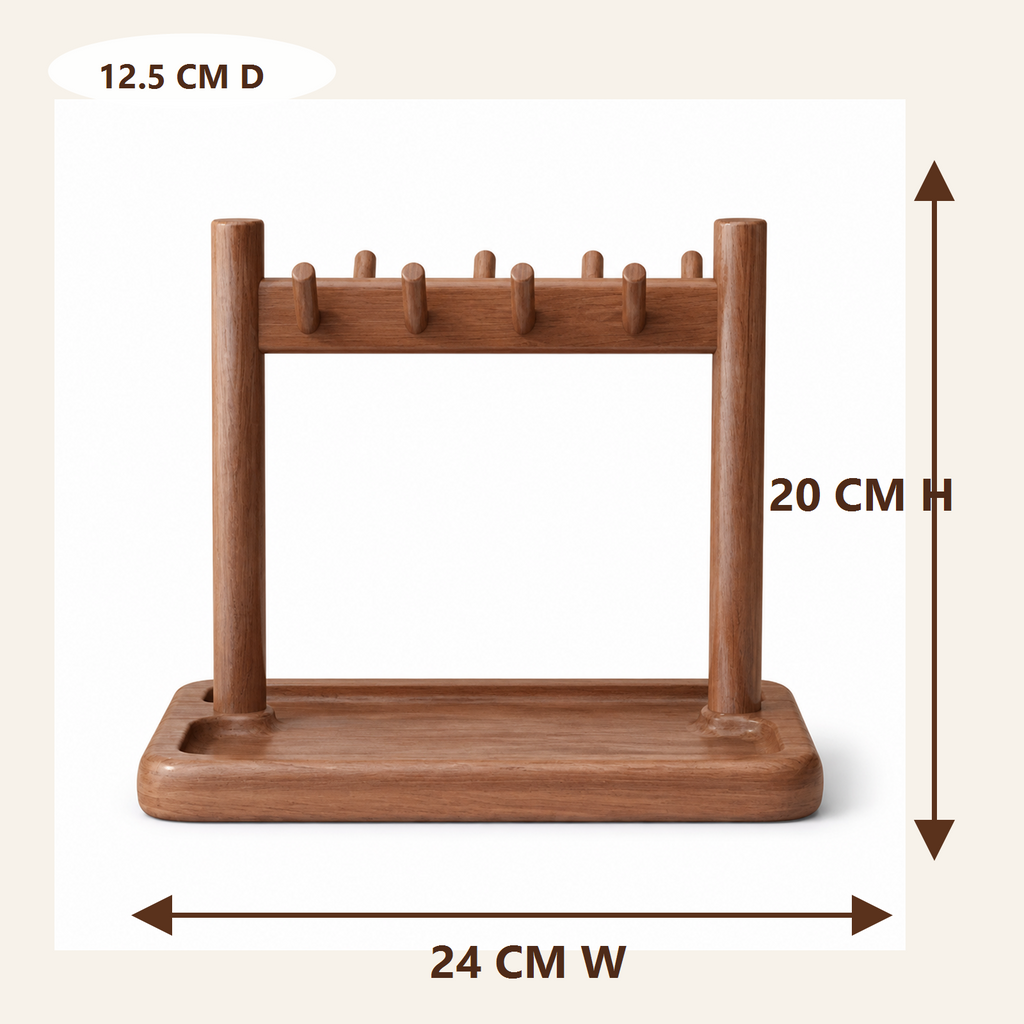 Countertop coffee organizer dimensions 24 by 12.5 by 20 centimeters