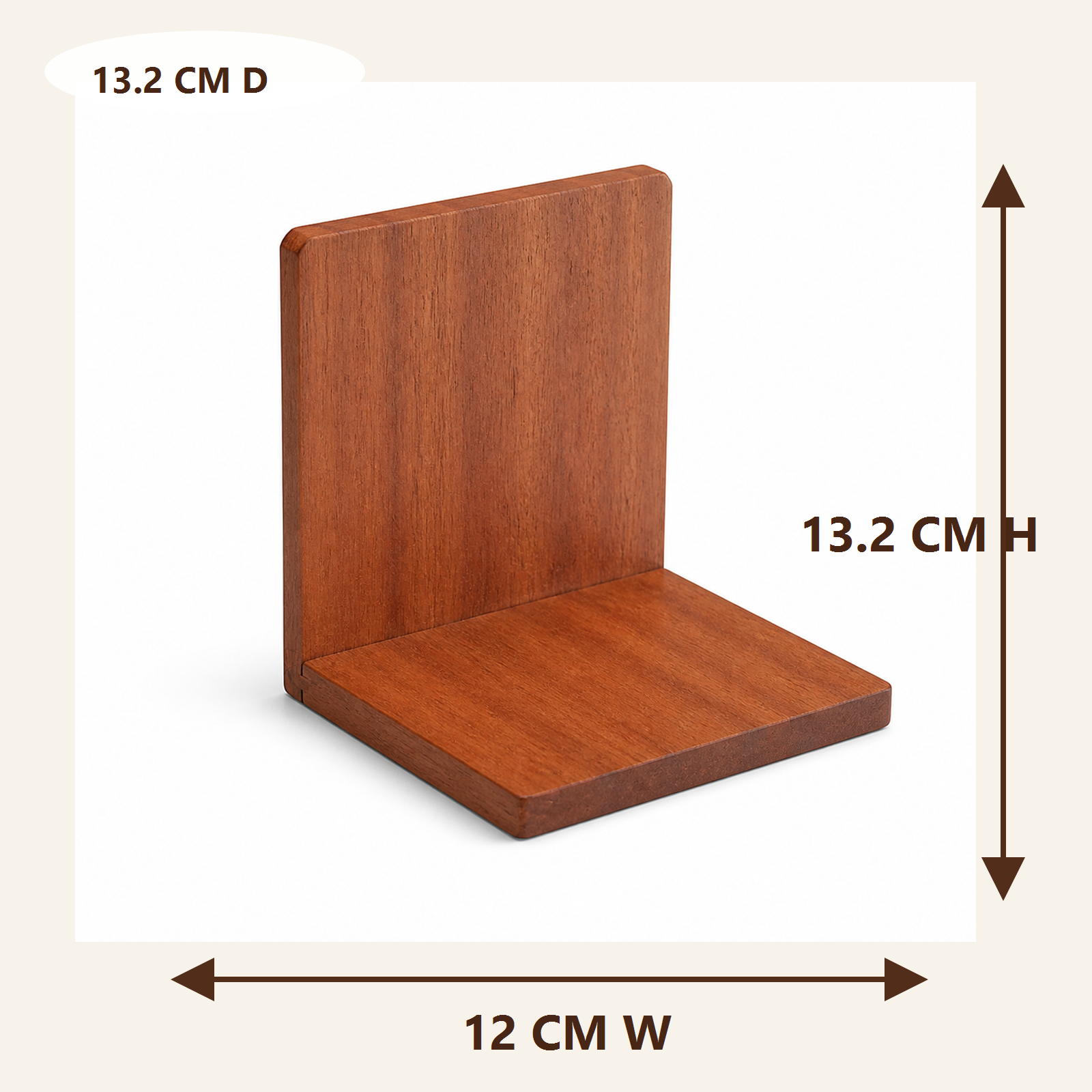 Small wall display shelf dimensions 12 by 13.2 by 13.2 centimeters